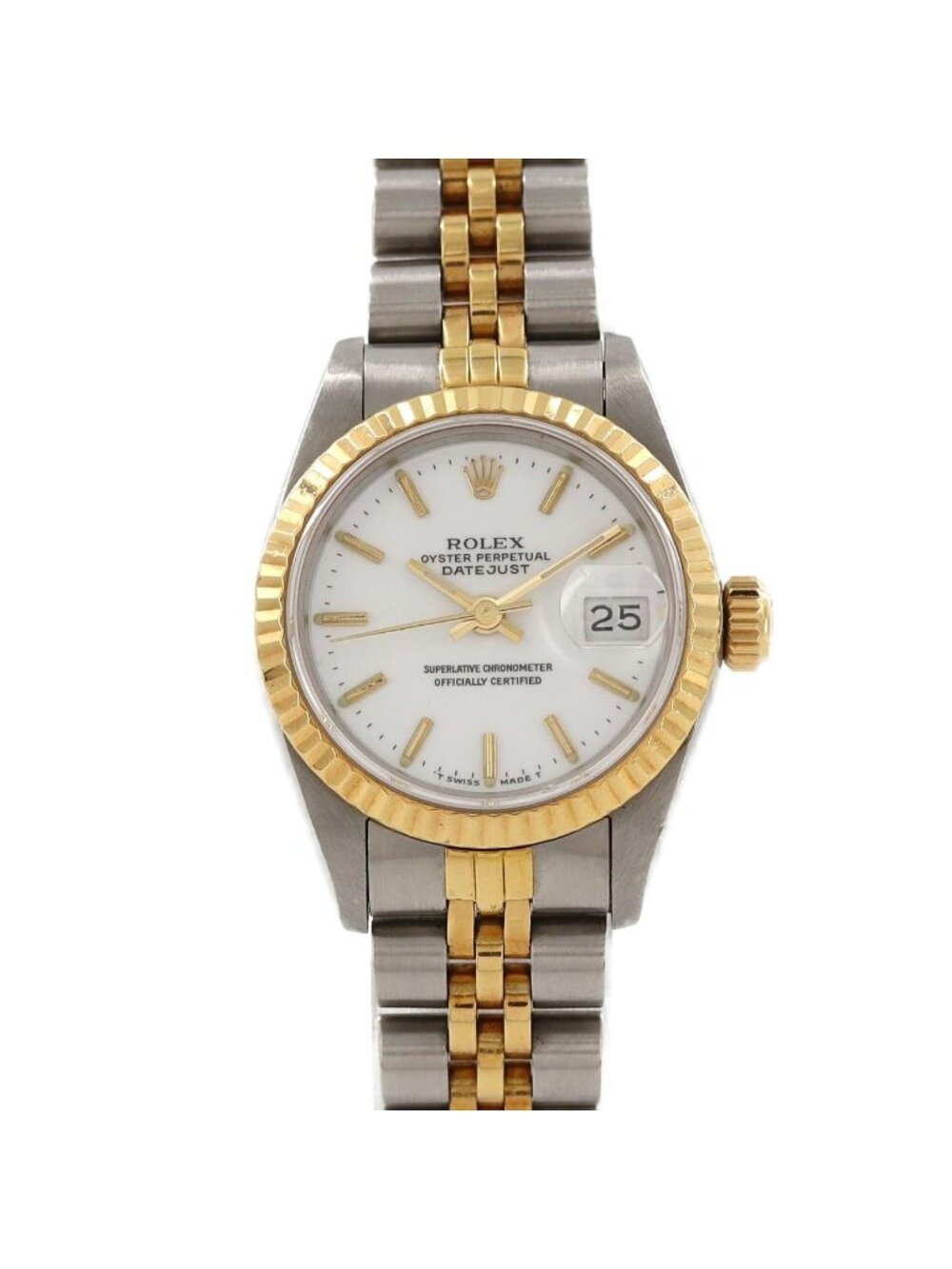 Rolex Datejust Stainless Steel Yellow Gold Automatic